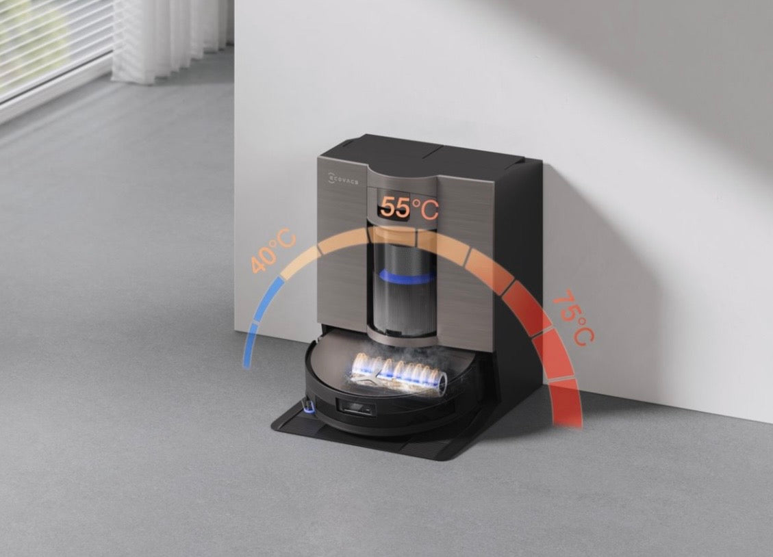 Ecovacs DEEBOT X11 OmniCyclone - Bagless, Wet Dry , 18,500Pa Robot Vacuum