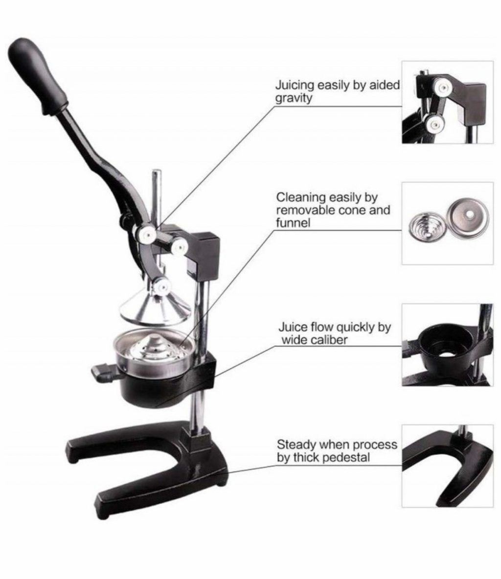 Heavy Duty Manual Citrus Juicer Commercial Home Citrus Hand Press Juicer